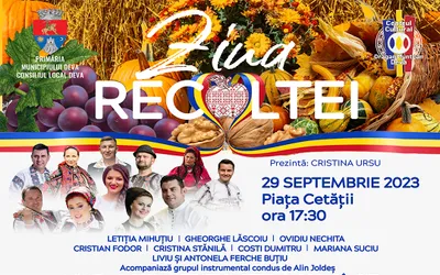 Ziua Recoltei 2023 - muzică, bucate tradiționale și multă voie bună!