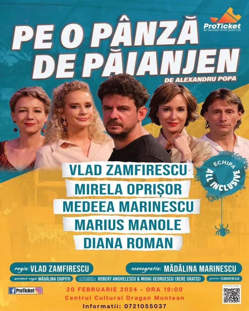 Piesa de teatru „Pe o pânză de păianjen”, de Alexandru Popa se va  juca la Deva