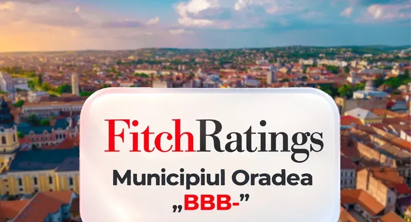 Fitch reconfirmă ratingul Municipiului Oradea la „BBB-” cu perspectivă negativă; SCP „a-”