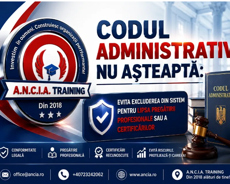 Codul Administrativ nu mai așteaptă