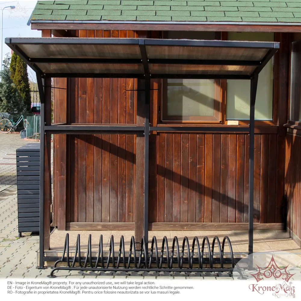 Suport Biciclete Metalic cu Acoperiș SBA-2.v2