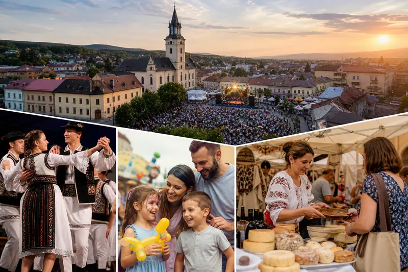 Dej: Zilele Municipiului, Festivalul SAMVS și Târgul Produs de Cluj — 10–12 iulie 2026