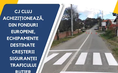 Consiliul Județean achiziționează, din fonduri europene, echipamente electrice destinate creșterii siguranței traficului rutier