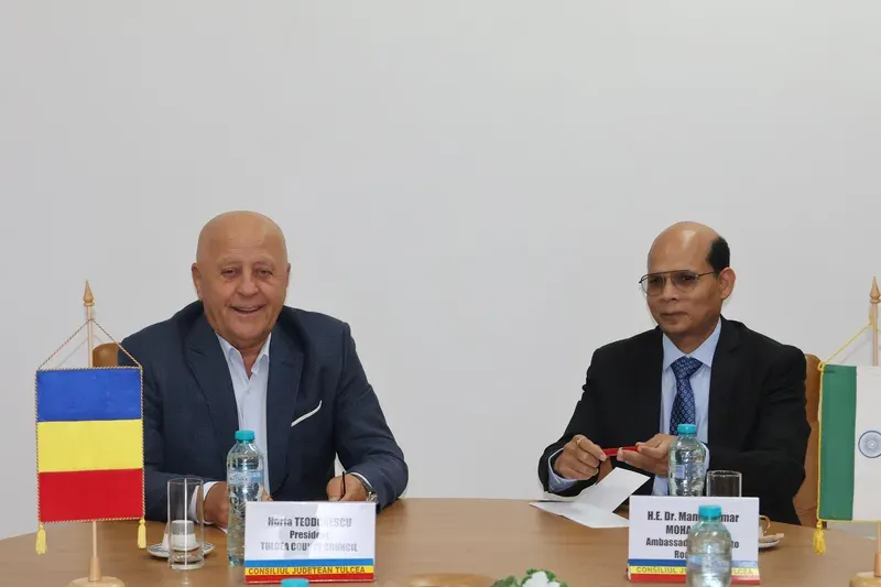 Ambasadorul Indiei, dr. Manoj Kumar Mohapatra, în vizită la Tulcea pentru identificarea oportunităților de afaceri