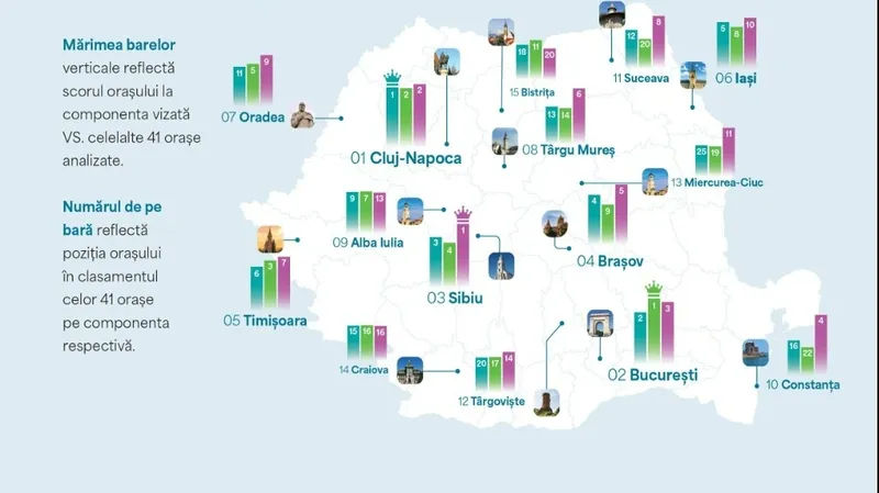 Care sunt cele mai performante orașe din România?