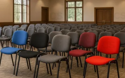 Scaune de conferință Felicia în diverse culori – fabricate în România