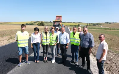 Asfalt pe întreaga lungime a drumului județean DJ291K, Lozna – Călinești – DN29C – Talpa