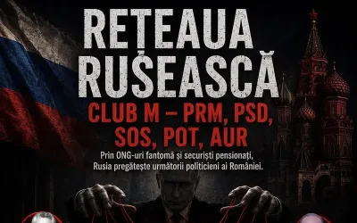 Asociația Lupii Tricolori susține descoperirea unei rețele de influență ruse legată de Club M și formațiuni politice