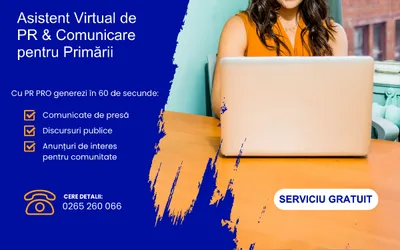 Ghidul Primăriilor a lansat  PR PRO - Asistent Virtual  de PR & Comunicare pentru Primării