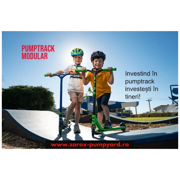 Rezervă din timp o pista modulara - PUMPTRACK!