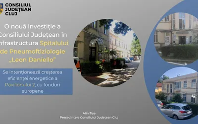 O nouă investiție a Consiliului Județean în infrastructura Spitalului de Pneumoftiziologie „Leon Daniello”