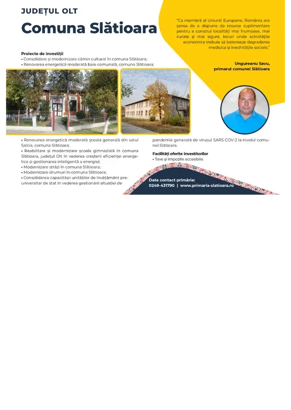 PRIMĂRIA SLĂTIOARA