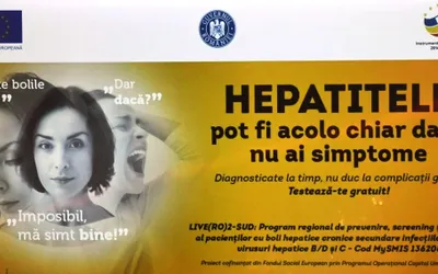 Testare GRATUITĂ pentru hepatitele virale B și C, la Pitești