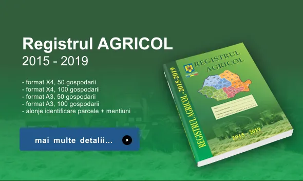 Registru agricol 2015 - 2019