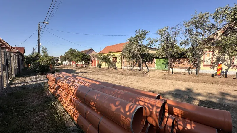 Strada Mărgelelor din Cartierul Episcopia intră în modernizare — asfalt nou, iluminat LED și canalizare pluvială