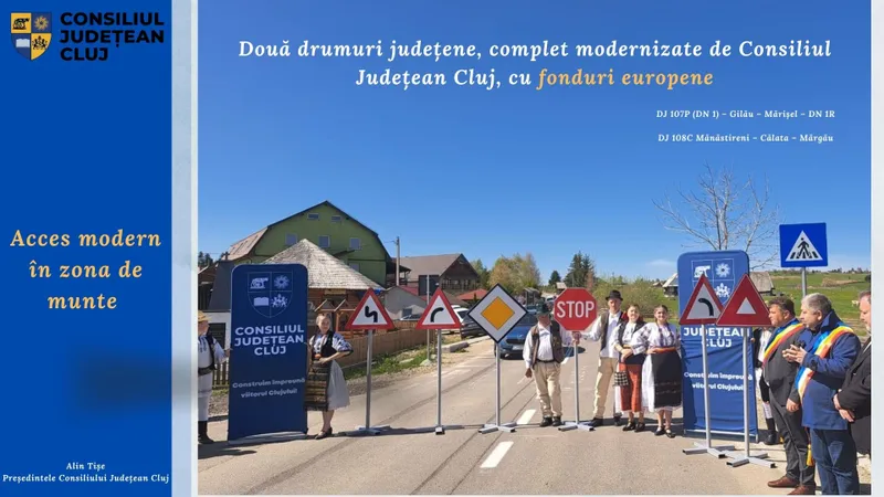 Acces modern în zona de munte