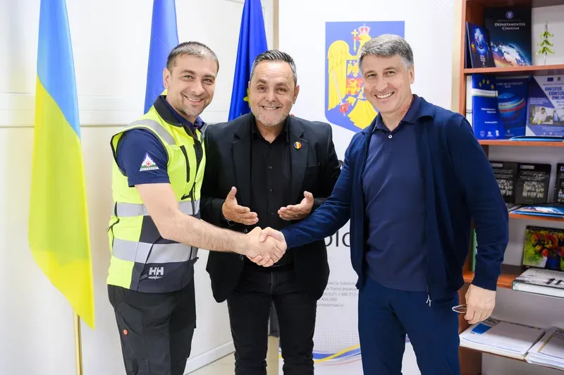 Lucrările la punctul de trecere a frontierei peste Tisa avansează pe partea ucraineană