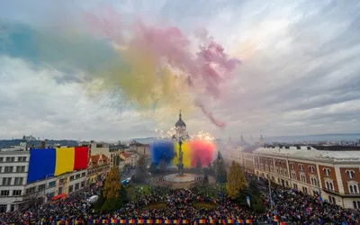 Peste 100.000 de clujeni și turiști au sărbătorit împreună Ziua Națională a României la Cluj-Napoca