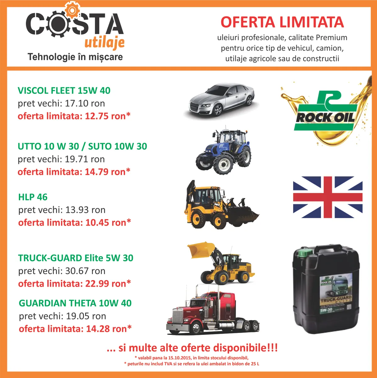 Oferta limitata uleiuri