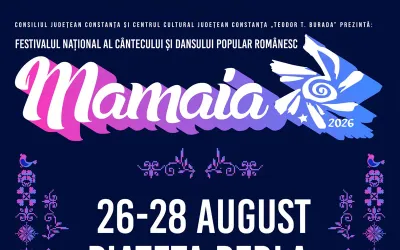 Festivalul Național al Cântecului și Dansului Popular „Mamaia” 2026 — ediție jubiliară, 25 de ani (26–28 august, Piațeta Perla)