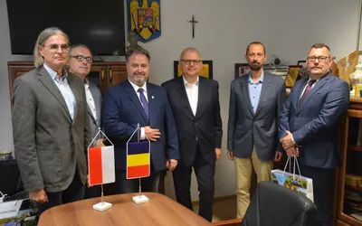COMUNICAT DE PRESĂ  Delegație din Polonia, în vizită la Consiliul Județean Cluj