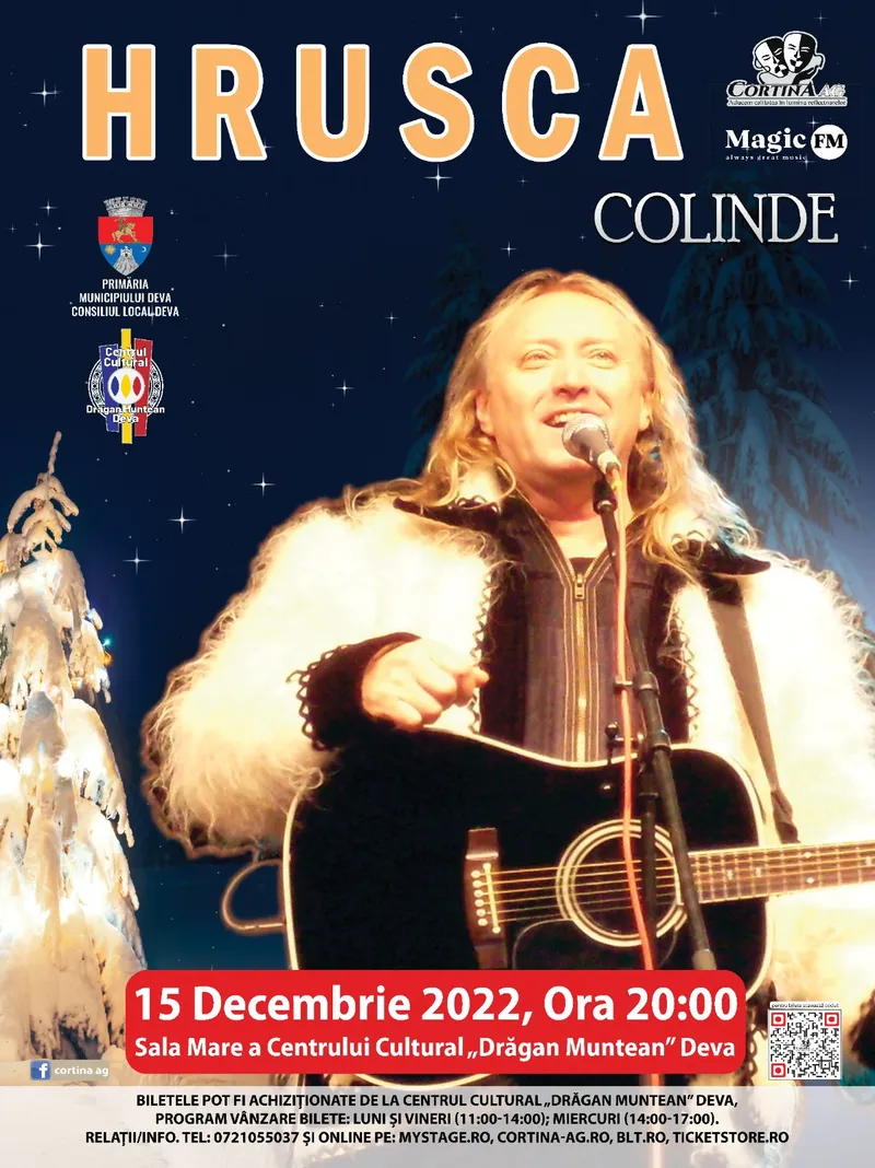 Ștefan Hrușcă – spectacol extraordinar de colinde la Deva!