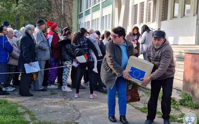 DAS Deva a încheiat, marți, distribuirea alimentelor gratuite! Peste 600 de persoane au beneficiat de ajutorul european