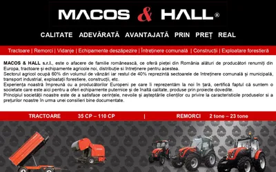 Tractoare | Remorci | Vidanje | Echipamente deszăpezire | Întreținere comunală