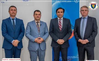 Vizita E.S. Dr. Zafar Iqbal, Ambasadorul Pakistanului în România