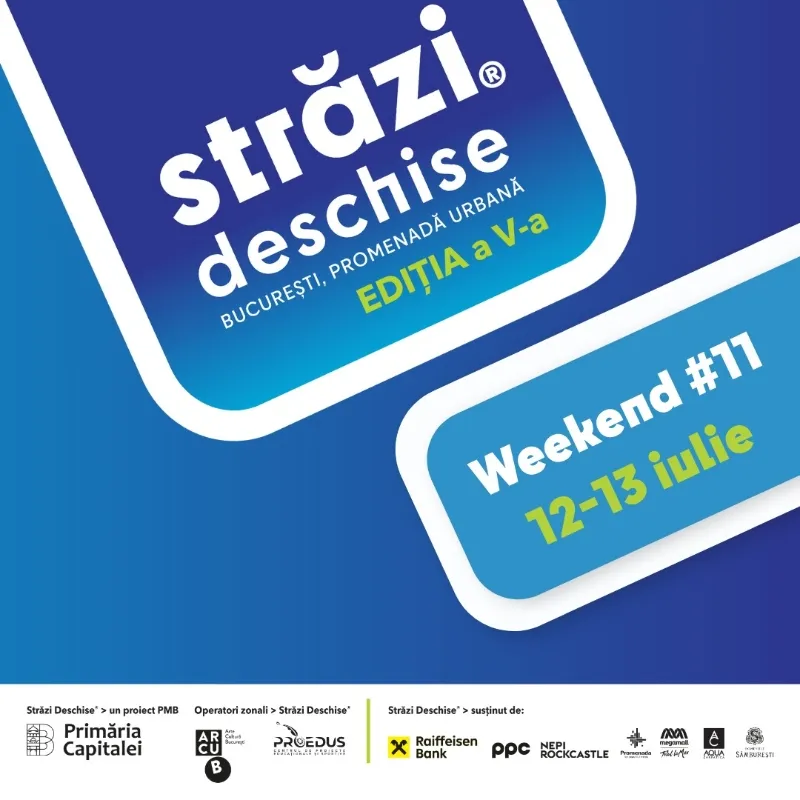 Spectacole de animație, acrobații și ateliere pentru copii la „Străzi Deschise – București” în acest weekend
