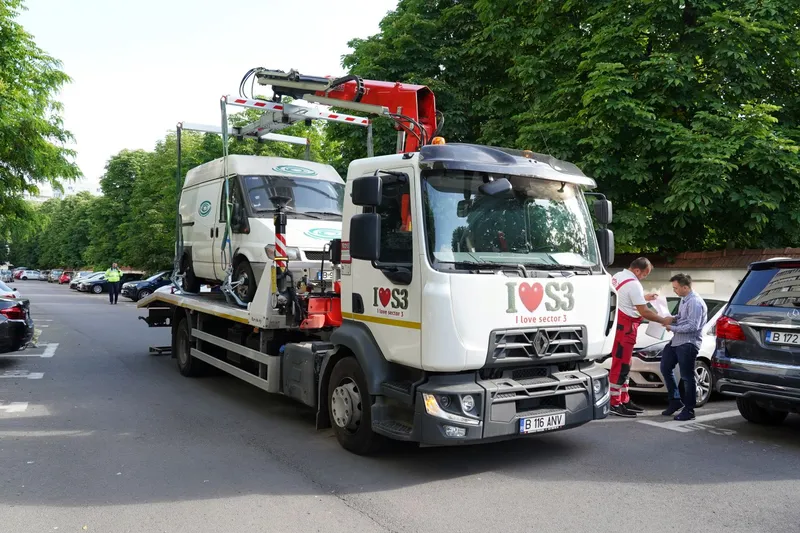 Să parcăm regulamentar!  3002 mașini ridicate în Sectorul 3