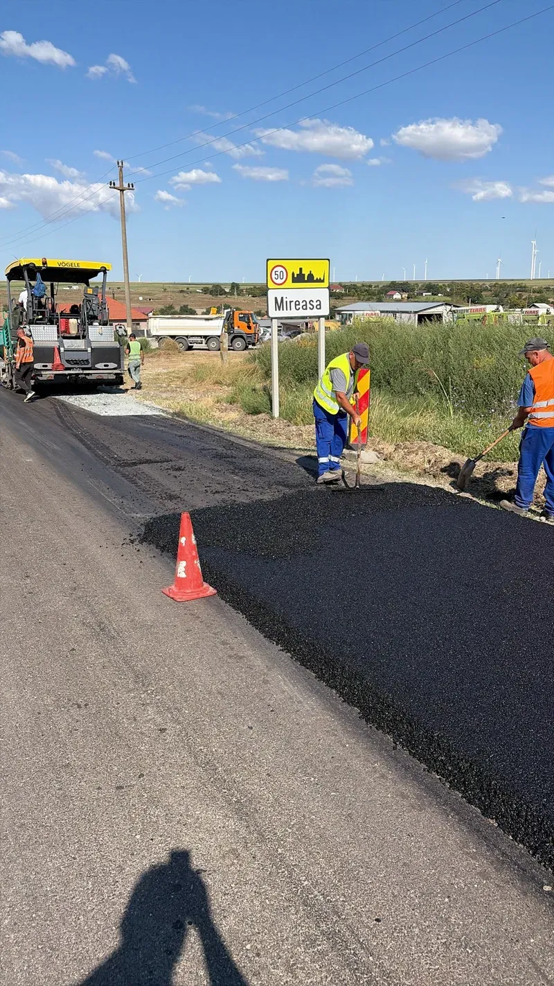 Finalizată asfaltarea DJ 225 Târgușor–Mireasa