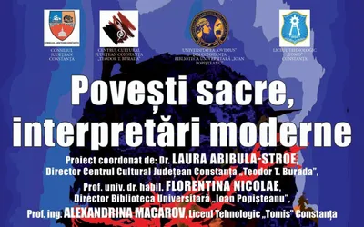 ,,Povești sacre, interpretări moderne”, la Centrul Multifuncțional Educativ  pentru Tineret ,,Jean Constantin”