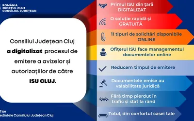 Consiliul Județean Cluj continuă procesul de digitalizare a obținerii avizelor și autorizațiilor