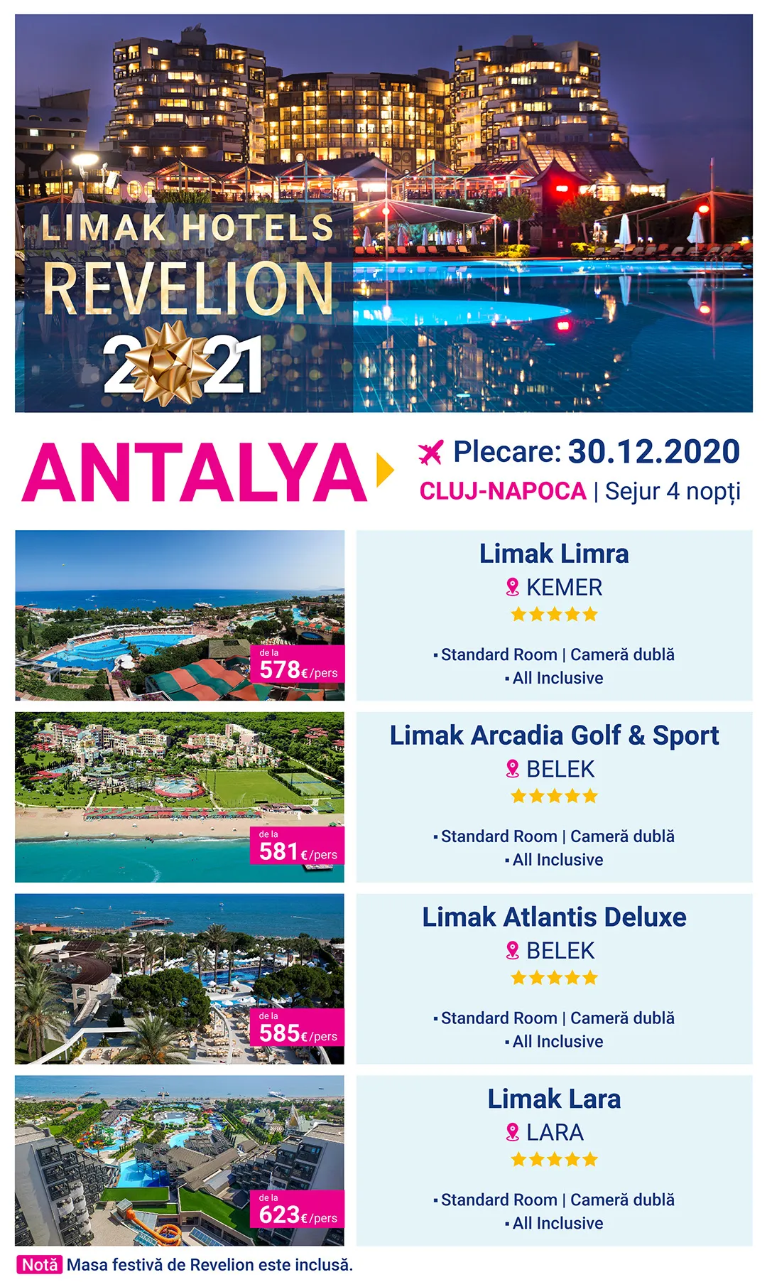 Revelion Antalya 2021