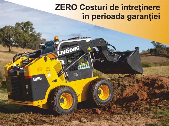 Mini incarcatoare multifunctionale - ZERO costuri intretinere in perioada de garantie
