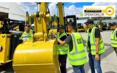 Școala Operatorilor anunță noi sesiuni de curs pentru viitorii maeștri ai utilajelor de construcții