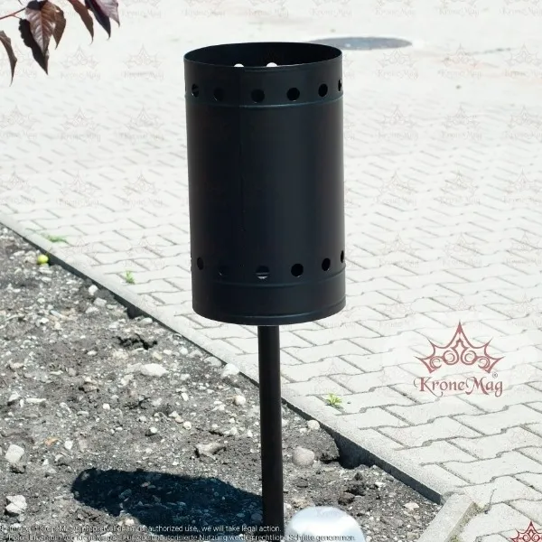 Coș Gunoi Metalic Urban Stradal UT4