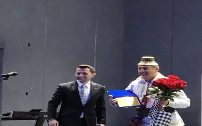 Participarea la celebrarea acordării titlului de ”Tezaur uman viu” violonistului Ivan Shiman  din Solotvino