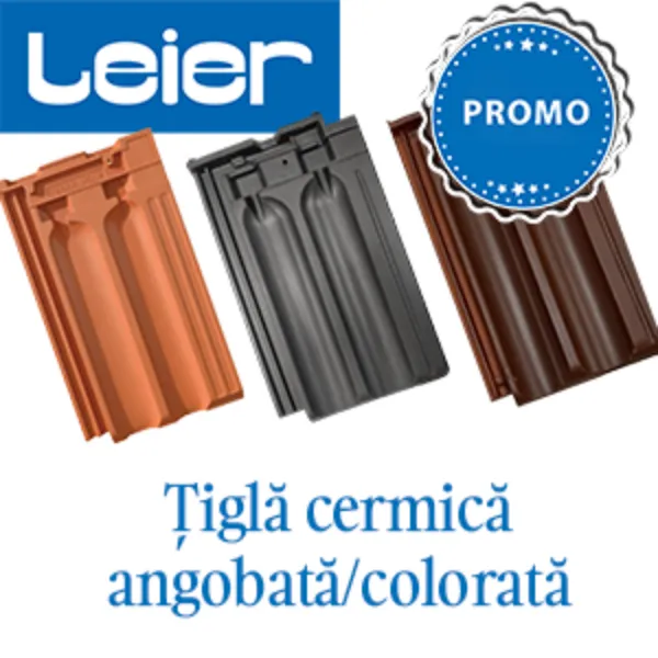 Descoperă țigla ceramică colorată, acum la promoție!