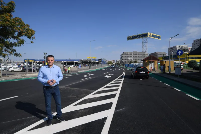 Drumul Osiei, gata în 3 luni! Are trotuare, pistă de biciclete, carosabil, stații STB