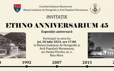 Muzeul Județean de Etnografie și Artă Populară Maramureș marchează  45 de ani de la inaugurarea primei expoziții