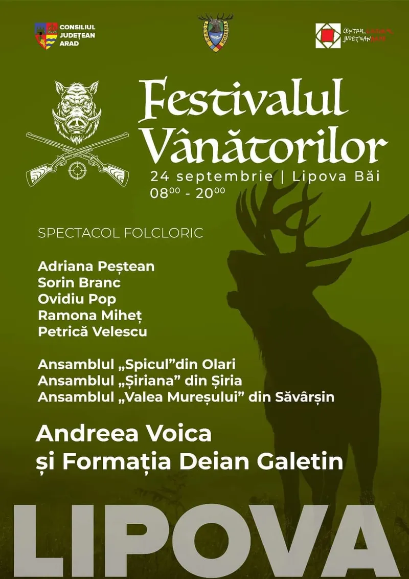 Festivalul Vânătorilor, organizat la Băile Lipova