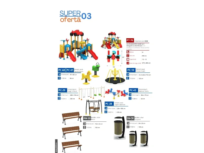 SUPER Oferta 03  Echipamente loc de joaca