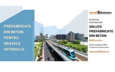 Invitație la conferința internațională Prefabricate din beton pentru orașele viitorului