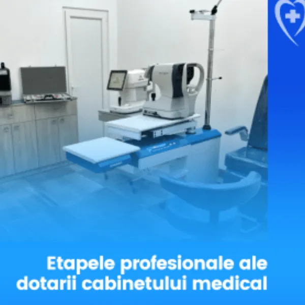 Etapele profesionale ale dotarii cabinetului medical