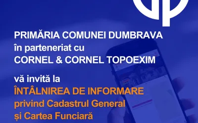 Anunț important: în atenția cetățenilor Comunei Dumbrava, județul Mehedinți