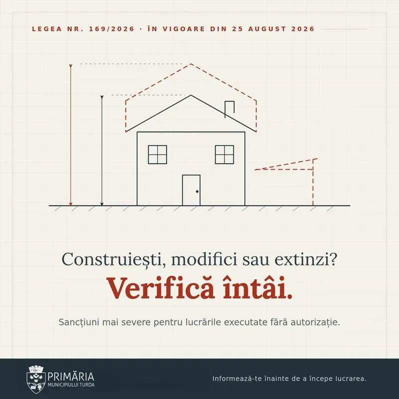 Intră în vigoare Legea nr. 169/2026 privind Codul amenajării teritoriului, urbanismului și construcțiilor