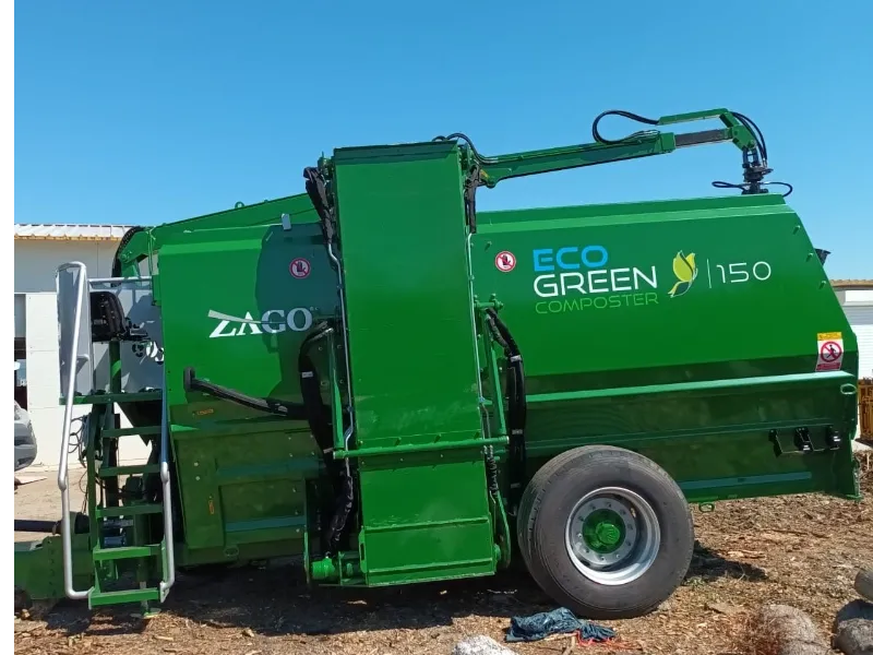 Bio Tocător-Mixer versiunea mobilă PTO, volum 9m^3