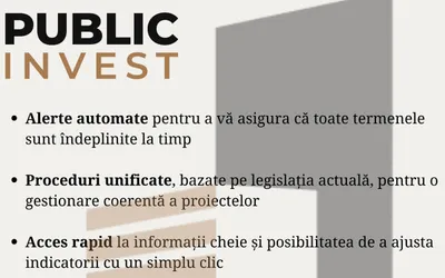 Activitățile de achiziții publice și investiții: cum pot economisi primăriile 10% din bugetul alocat cu PublicInvest